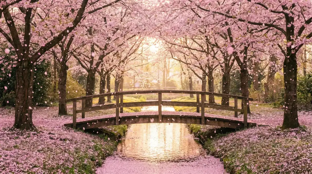 樱花桥畔 - 总裁情人十八天 唯美风景